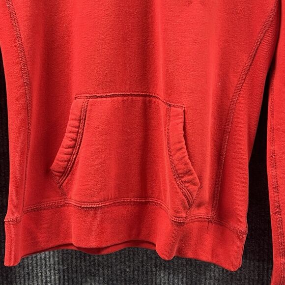 Abercrombie & Fitch NY Hoodie Sweatshirt Women Large Red Pullover Activewear Top - Picture 5 of 15